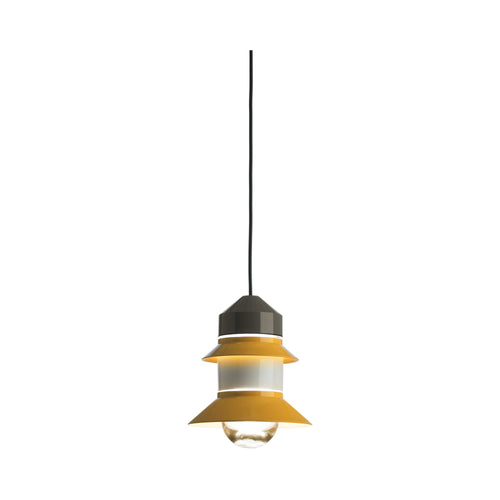 Santorini Outdoor Pedant Light in Mustard.