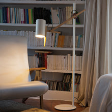 Load image into Gallery viewer, Scantling Floor Lamp in living room.
