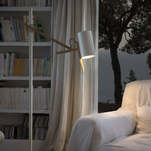 Load image into Gallery viewer, Scantling Floor Lamp in living room.
