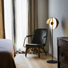 Load image into Gallery viewer, Theia P LED Floor Lamp in bedroom.
