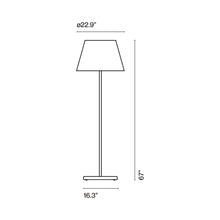Load image into Gallery viewer, TXL 2019 Outdoor Floor Lamp - line drawing.

