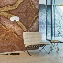 Load image into Gallery viewer, Vetra P LED Floor Lamp in living room.

