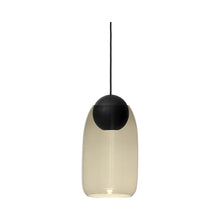 Load image into Gallery viewer, Liuku Ball Pendant Light in Black/Smoked Shade.
