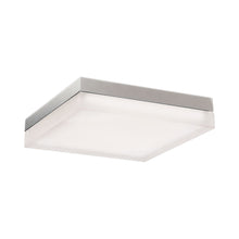 Load image into Gallery viewer, Matrix Square LED Flush Mount Ceiling Light in Large/Titanium.
