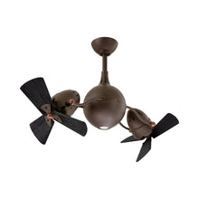 Load image into Gallery viewer, Acqua Indoor / Outdoor Ceiling Fan in Textured Bronze/Matte Black.
