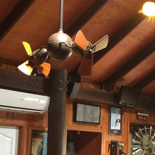 Load image into Gallery viewer, Acqua Indoor / Outdoor Ceiling Fan in living room.
