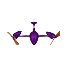 Load image into Gallery viewer, Ar Ruthiane Ceiling Fan in Ametista (Wood).

