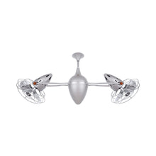 Load image into Gallery viewer, Ar Ruthiane Ceiling Fan in Brushed Nickel (Metal).
