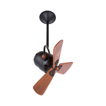 Load image into Gallery viewer, Bianca Direcional Ceiling Fan in Matte Black (Wood).
