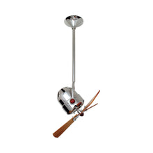 Load image into Gallery viewer, Bianca Direcional Ceiling Fan in Polished Chrome (Wood).
