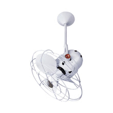 Load image into Gallery viewer, Bianca Direcional Ceiling Fan in Gloss White (Metal).
