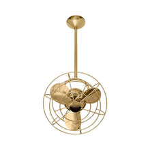 Load image into Gallery viewer, Bianca Direcional Ceiling Fan in Polished Brass (Metal).
