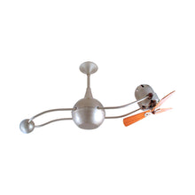 Load image into Gallery viewer, Brisa 2000 Ceiling Fan in Brushed Nickel (Wood).
