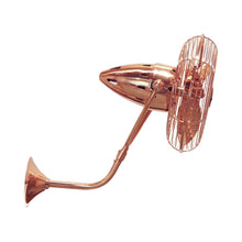 Load image into Gallery viewer, Bruna Parede Wall Fan in Copper.
