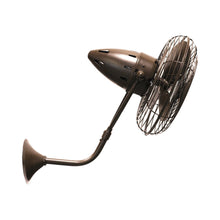 Load image into Gallery viewer, Bruna Parede Wall Fan in Bronzette.
