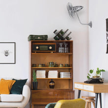 Load image into Gallery viewer, Bruna Parede Wall Fan - line drawing.
