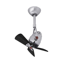 Load image into Gallery viewer, Diane Ceiling Fan in Brushed Nickel/Matte Black (Wood).
