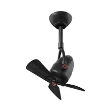 Load image into Gallery viewer, Diane Ceiling Fan in Matte Black/Matte Black (Wood).
