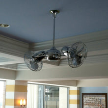 Load image into Gallery viewer, Duplo-Dinamico Ceiling Fan in living room.
