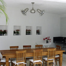 Load image into Gallery viewer, Duplo-Dinamico Ceiling Fan in dining room.

