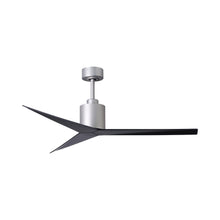Load image into Gallery viewer, Eliza Outdoor Ceiling Fan in Brushed Nickel/Matte Black.
