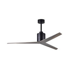 Load image into Gallery viewer, Eliza Outdoor Ceiling Fan in Mate Black/Gray Ash.
