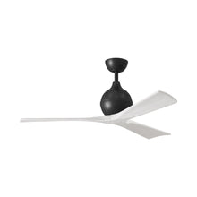 Load image into Gallery viewer, Irene Ceiling Fan in Matte Black/Matte White (3-Blade/52-Inch).
