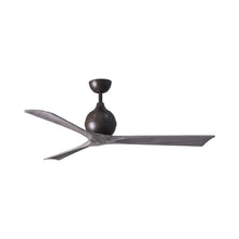 Load image into Gallery viewer, Irene Ceiling Fan in Textured Bronze/Barn Wood (3-Blade/60-Inch).
