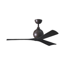 Load image into Gallery viewer, Irene Ceiling Fan in Textured Bronze/Matte Black (3-Blade/52-Inch).
