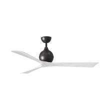 Load image into Gallery viewer, Irene Ceiling Fan in Textured Bronze/Matte White (3-Blade/60-Inch).
