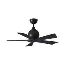 Load image into Gallery viewer, Irene Ceiling Fan in Matte Black/Matte Black (5-Blade/42-Inch).
