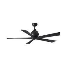 Load image into Gallery viewer, Irene Ceiling Fan in Matte Black/Matte Black (5-Blade/60-Inch).
