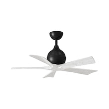 Load image into Gallery viewer, Irene Ceiling Fan in Matte Black/Matte White (5-Blade/42-Inch).
