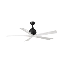 Load image into Gallery viewer, Irene Ceiling Fan in Matte Black/Matte White (5-Blade/60-Inch).
