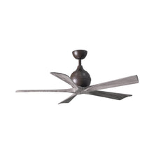 Load image into Gallery viewer, Irene Ceiling Fan in Textured Bronze/Barn Wood (5-Blade/52-Inch).
