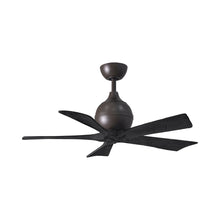 Load image into Gallery viewer, Irene Ceiling Fan in Textured Bronze/Matte Black (5-Blade/42-Inch).
