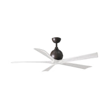 Load image into Gallery viewer, Irene Ceiling Fan in Textured Bronze/Matte White (5-Blade/60-Inch).
