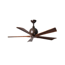 Load image into Gallery viewer, Irene Ceiling Fan in Textured Bronze/Walnut (5-Blade/52-Inch).
