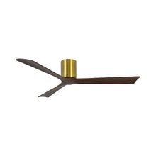 Load image into Gallery viewer, Irene IR3H Indoor / Outdoor Ceiling Fan in Brushed Brass/Walnut (60-Inch).
