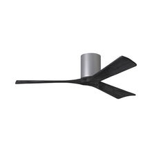 Load image into Gallery viewer, Irene IR3H Indoor / Outdoor Ceiling Fan in Brushed Nickel/Matte Black (52-Inch).
