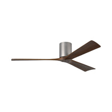 Load image into Gallery viewer, Irene IR3H Indoor / Outdoor Ceiling Fan in Brushed Nickel/Walnut (60-Inch).
