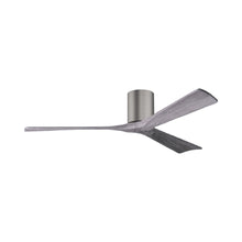 Load image into Gallery viewer, Irene IR3H Indoor / Outdoor Ceiling Fan in Brushed Pewter/Barn Wood (60-Inch).

