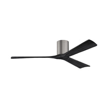 Load image into Gallery viewer, Irene IR3H Indoor / Outdoor Ceiling Fan in Brushed Pewter/Matte Black (60-Inch).
