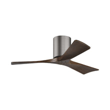 Load image into Gallery viewer, Irene IR3H Indoor / Outdoor Ceiling Fan in Brushed Pewter/Walnut (42-Inch).
