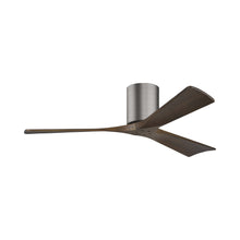 Load image into Gallery viewer, Irene IR3H Indoor / Outdoor Ceiling Fan in Brushed Pewter/Walnut (52-Inch).
