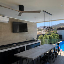Load image into Gallery viewer, Irene IR3H Indoor / Outdoor Ceiling Fan in kitchen.

