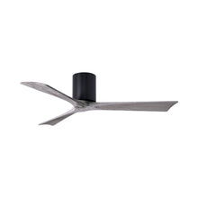 Load image into Gallery viewer, Irene IR3H Indoor / Outdoor Flush Mount Ceiling Fan in Matte Black/Barn Wood (52-Inch).
