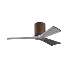 Load image into Gallery viewer, Irene IR3H Indoor / Outdoor Flush Mount Ceiling Fan in Walnut/Barn Wood (42-Inch).
