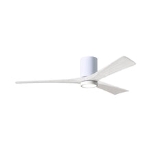 Load image into Gallery viewer, Irene IR3HLK LED Flush Mount Ceiling Fan in Gloss White/Matte White (60-Inch).

