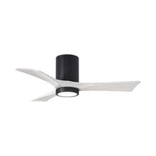 Load image into Gallery viewer, Irene IR3HLK LED Flush Mount Ceiling Fan in Matte Black/Matte White (42-Inch).

